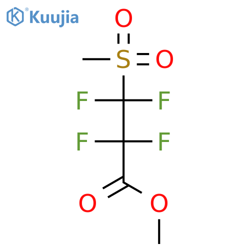 Propanoic acid, 2,2,3,3-tetrafluoro-3-(methylsulfonyl)-, methyl ester structure