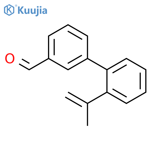 [1,1'-BIPHENYL]-3-CARBOXALDEHYDE, 2'-(1-METHYLETHENYL)- structure