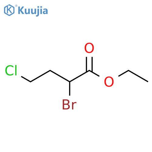 BUTANOIC ACID, 2-BROMO-4-CHLORO-, ETHYL ESTER structure