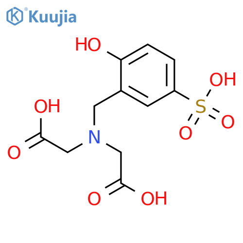 GLYCINE, N-(CARBOXYMETHYL)-N-[(2-HYDROXY-5-SULFOPHENYL)METHYL]- structure