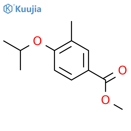 4-isopropoxy-3-methyl-benzoic acid methyl ester structure