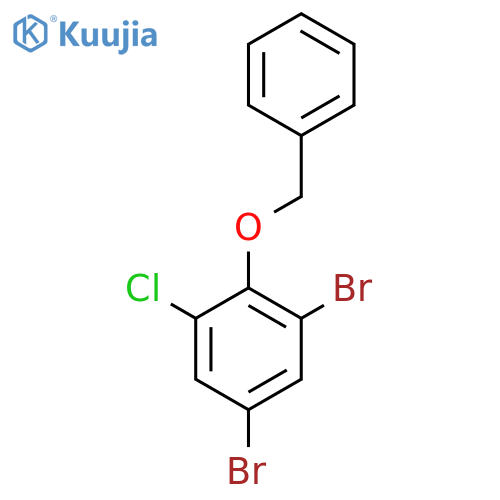 1,5-Dibromo-3-chloro-2-(phenylmethoxy)benzene structure