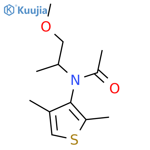 ACETAMIDE, N-(2,4-DIMETHYL-3-THIENYL)-N-(2-METHOXY-1-METHYLETHYL)- structure