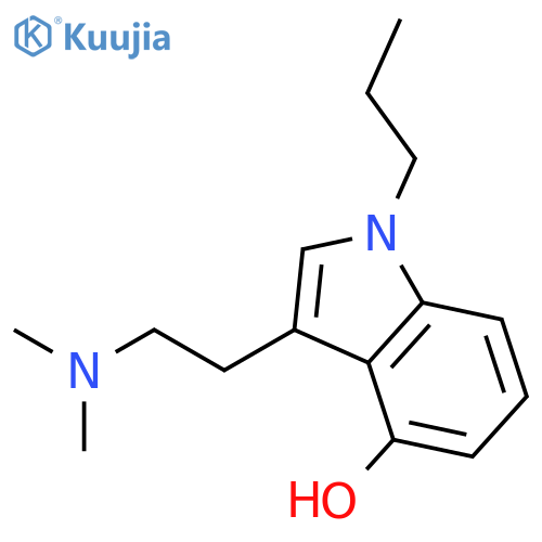 1H-Indol-4-ol, 3-[2-(dimethylamino)ethyl]-1-propyl- structure