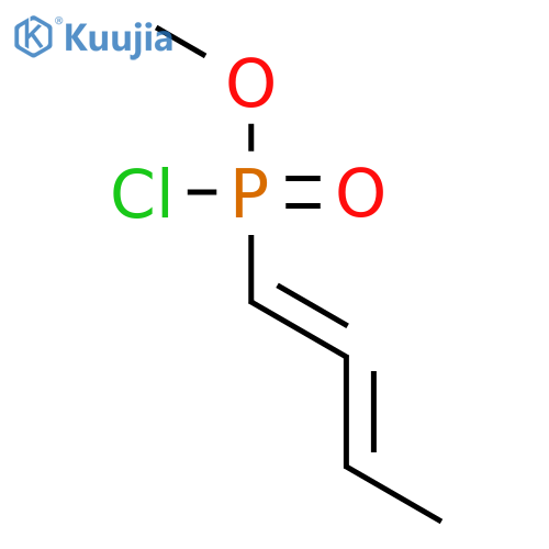 PHOSPHONOCHLORIDIC ACID, 1,2-BUTADIENYL-, METHYL ESTER structure