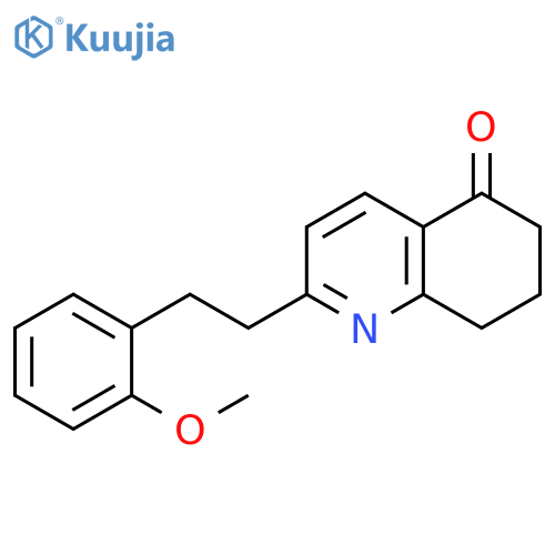 5(6H)-Quinolinone, 7,8-dihydro-2-[2-(2-methoxyphenyl)ethyl]- structure