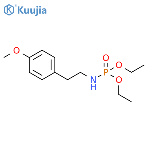PHOSPHORAMIDIC ACID, [2-(4-METHOXYPHENYL)ETHYL]-, DIETHYL ESTER structure