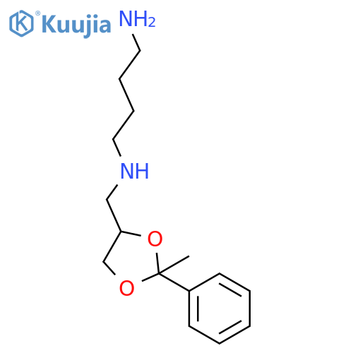1,4-BUTANEDIAMINE, N-[(2-METHYL-2-PHENYL-1,3-DIOXOLAN-4-YL)METHYL]- structure