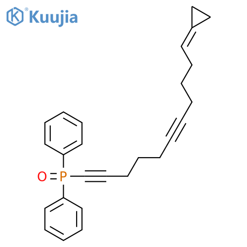 PHOSPHINE OXIDE, (11-CYCLOPROPYLIDENE-1,6-UNDECADIYNYL)DIPHENYL- structure