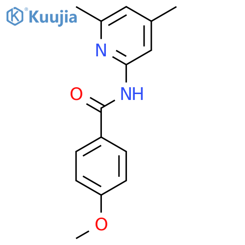 BENZAMIDE, N-(4,6-DIMETHYL-2-PYRIDINYL)-4-METHOXY- structure