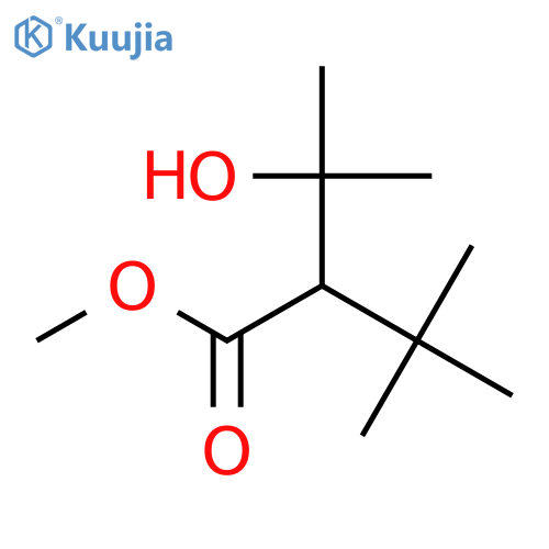 methyl 2-tert-butyl-3-hydroxy-3-methylbutanoate structure