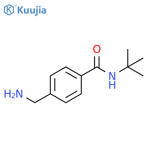 N-t-Butyl 4-(aminomethyl)benzamide structure