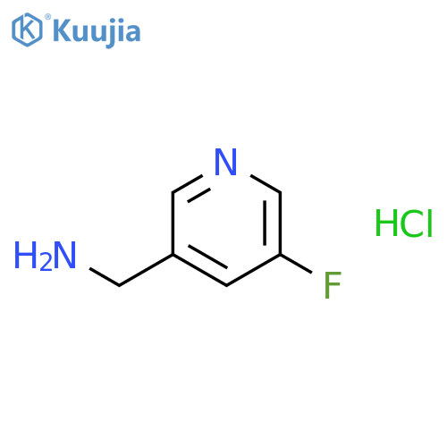 (5-fluoro-3-pyridyl)methanamine;hydrochloride structure