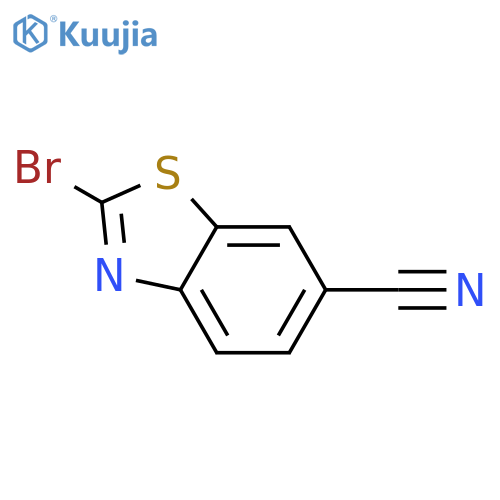 2-Bromobenzodthiazole-6-carbonitrile structure