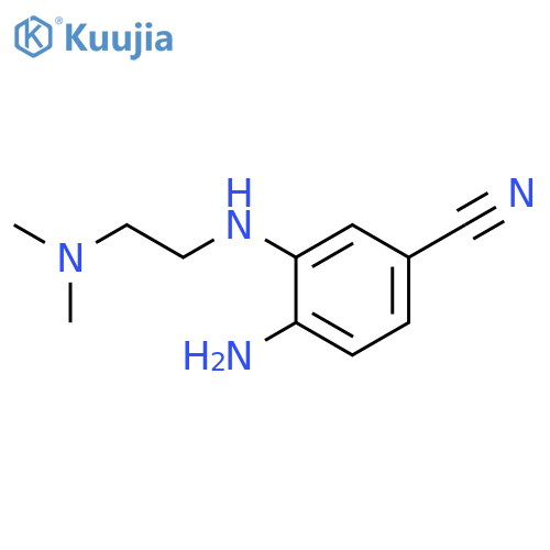 4-amino-3-[[2-(dimethylamino)ethyl]amino]Benzonitrile structure