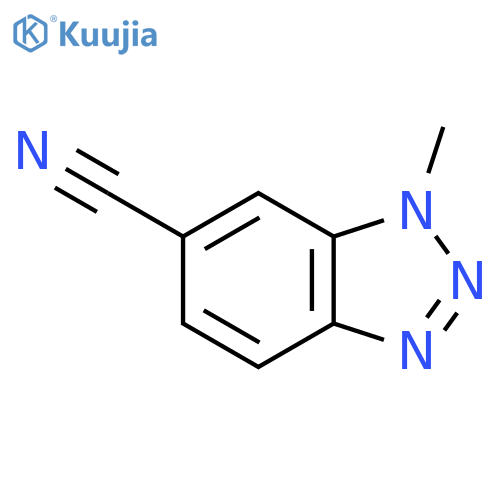 1-Methyl-1H-benzod1,2,3triazole-6-carbonitrile structure