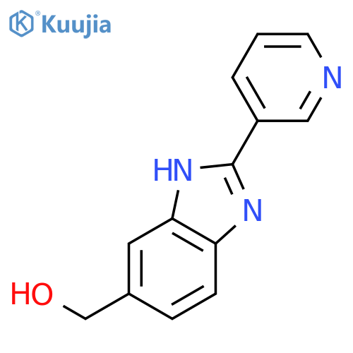 2-(3-pyridinyl)-1H-Benzimidazole-6-methanol structure
