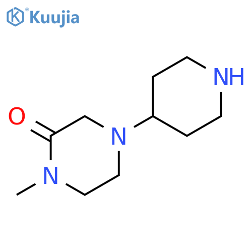 1-methyl-4-(piperidin-4-yl)piperazin-2-one structure