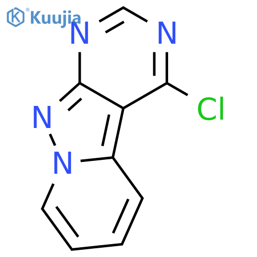 PYRIDO[1',2':1,5]PYRAZOLO[3,4-D]PYRIMIDINE, 4-CHLORO- structure