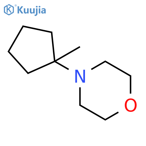 MORPHOLINE, 4-(1-METHYLCYCLOPENTYL)- structure