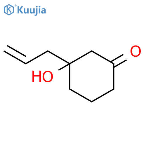 CYCLOHEXANONE, 3-HYDROXY-3-(2-PROPENYL)- structure
