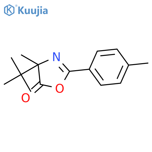 5(4H)-Oxazolone, 4-(1,1-dimethylethyl)-4-methyl-2-(4-methylphenyl)- structure