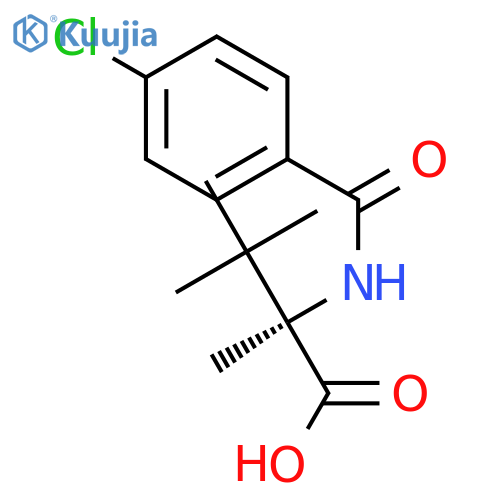 ISOVALINE, N-(4-CHLOROBENZOYL)-3,3-DIMETHYL- structure