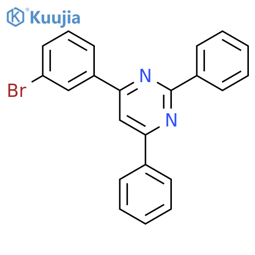 4-(3-Bromophenyl)-2,6-diphenylpyrimidine structure