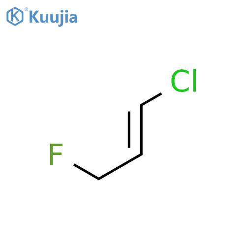 1-PROPENE, 1-CHLORO-3-FLUORO-, (1E)- structure