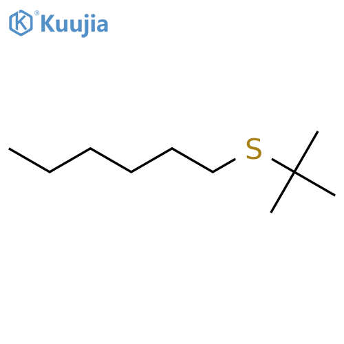 Hexane, 1-[(1,1-dimethylethyl)thio]- structure
