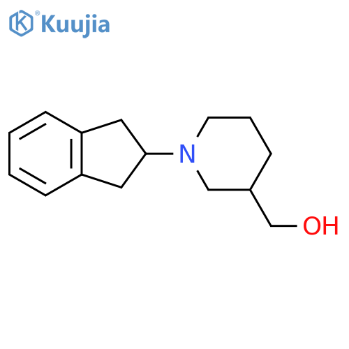 (1-(2,3-Dihydro-1h-inden-2-yl)piperidin-3-yl)methanol structure