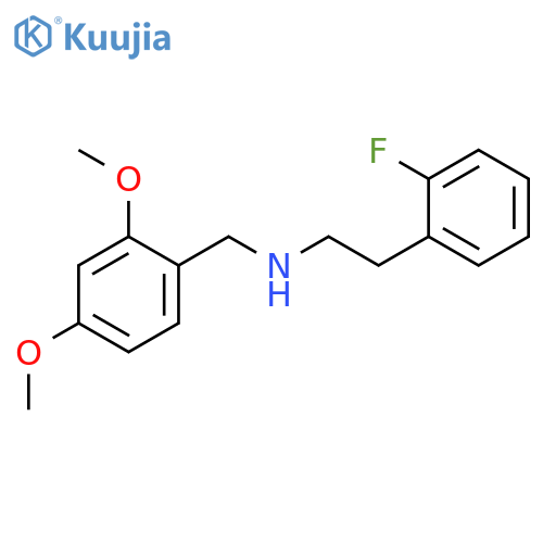 (2,4-Dimethoxybenzyl)2-(2-Fluorophenyl)EthylAmine structure