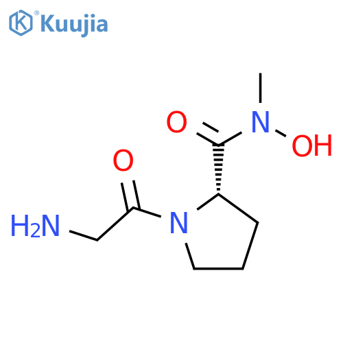 L-PROLINAMIDE, GLYCYL-N-HYDROXY-N-METHYL- structure