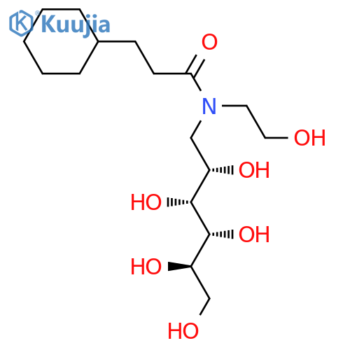 Cyclohexylpropanoyl-N-Hydroxyethylglucamide structure