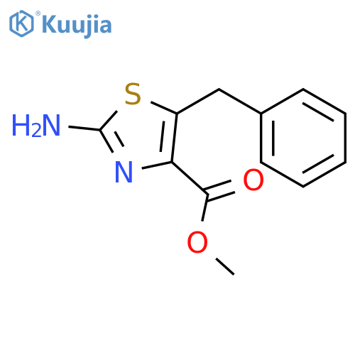 Methyl 2-amino-5-benzyl-1,3-thiazole-4-carboxylate structure