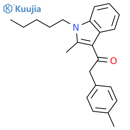 Ethanone, 1-(2-methyl-1-pentyl-1H-indol-3-yl)-2-(4-methylphenyl)- structure