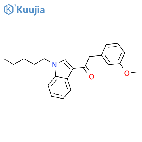 2-(3-methoxyphenyl)-1-(1-pentylindol-3-yl)ethanone structure