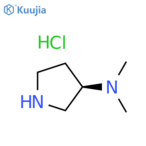 (3R)-N,N-dimethylpyrrolidin-3-amine dihydrochloride structure