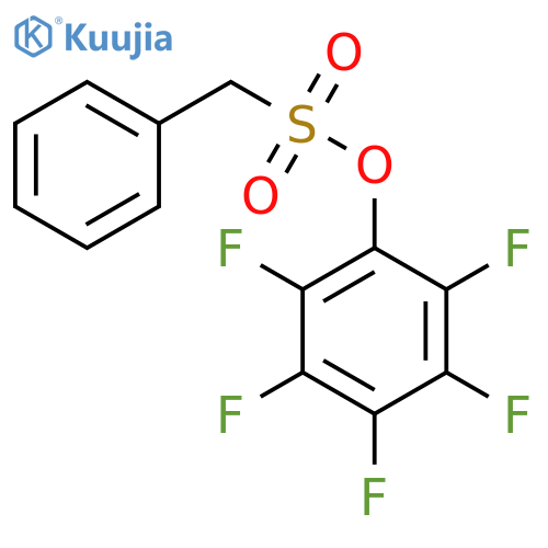 2,3,4,5,6-Pentafluorophenyl phenylmethanesulfonate structure