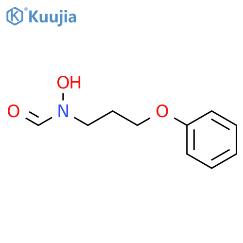 Formamide, N-hydroxy-N-(3-phenoxypropyl)- structure
