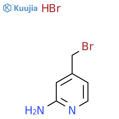 4-(Bromomethyl)pyridin-2-amine hydrobromide structure