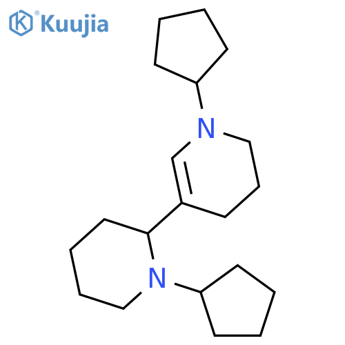 Pyridine,1-cyclopentyl-5-(1-cyclopentyl-2-piperidinyl)-1,2,3,4-tetrahydro- structure