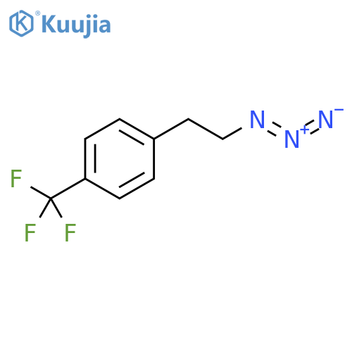1-(2-azidoethyl)-4-(trifluoromethyl)benzene structure