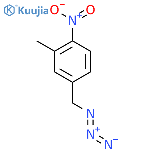 4-(azidomethyl)-2-methyl-1-nitrobenzene structure