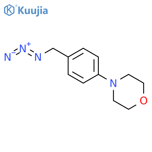 4-4-(azidomethyl)phenylmorpholine structure