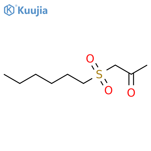 1-(Hexane-1-sulfonyl)propan-2-one structure
