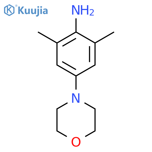 2,6-Dimethyl-4-morpholin-4-yl-phenylamine structure