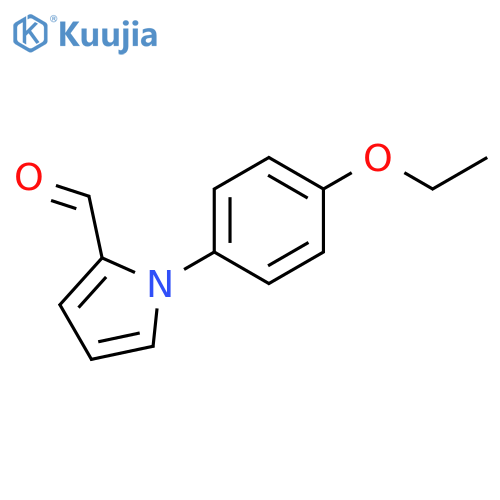 1-(4-ethoxyphenyl)-1H-pyrrole-2-carbaldehyde structure