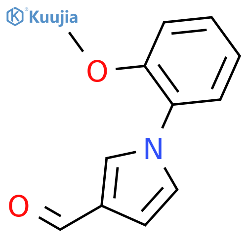 1-(2-methoxyphenyl)-1H-pyrrole-3-carbaldehyde structure