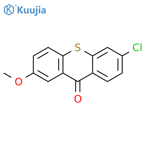 9H-Thioxanthen-9-one,6-chloro-2-methoxy- structure